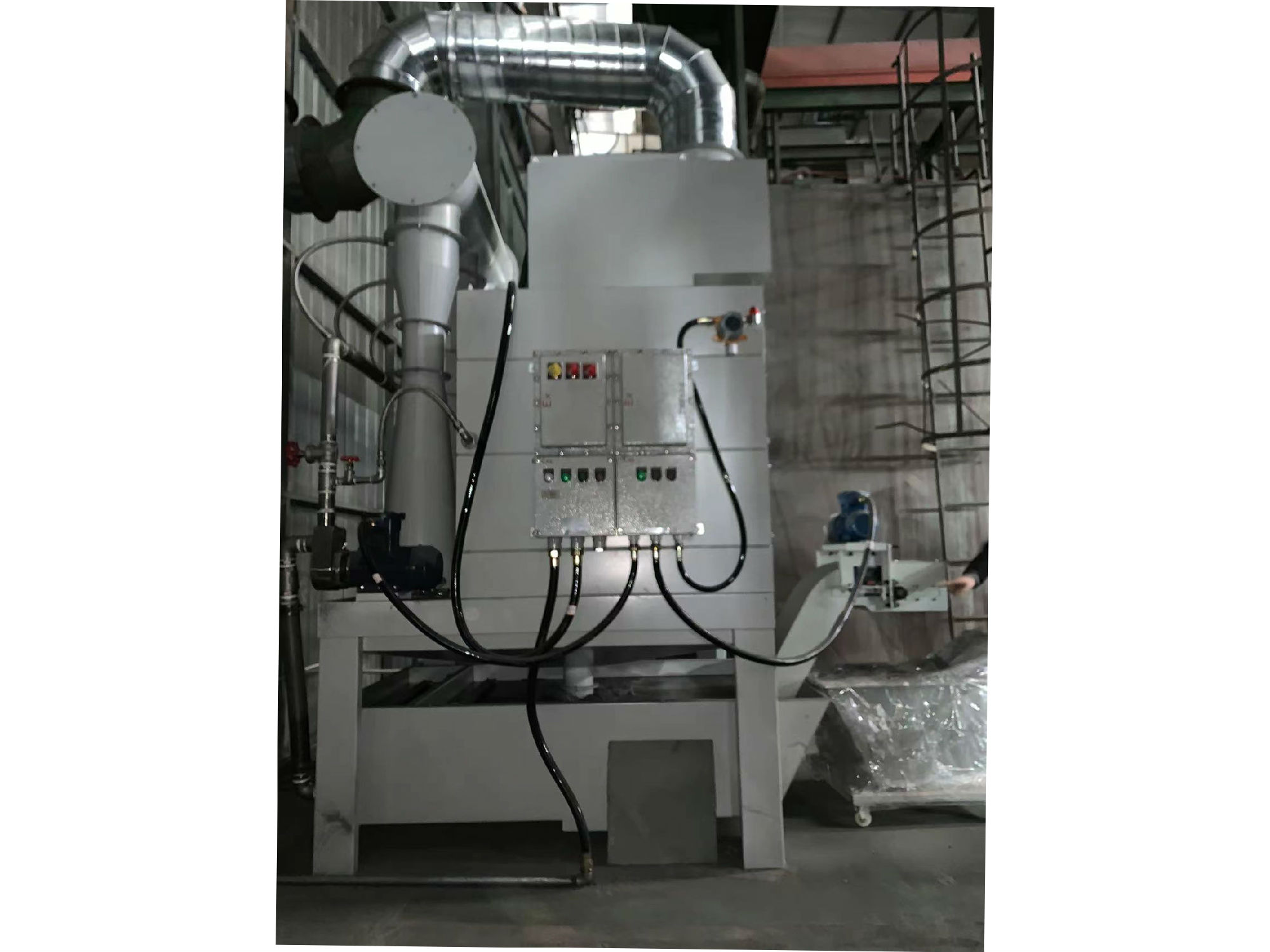鋁件拋丸機除塵選（xuǎn）用防爆型文丘裏濕式除塵器