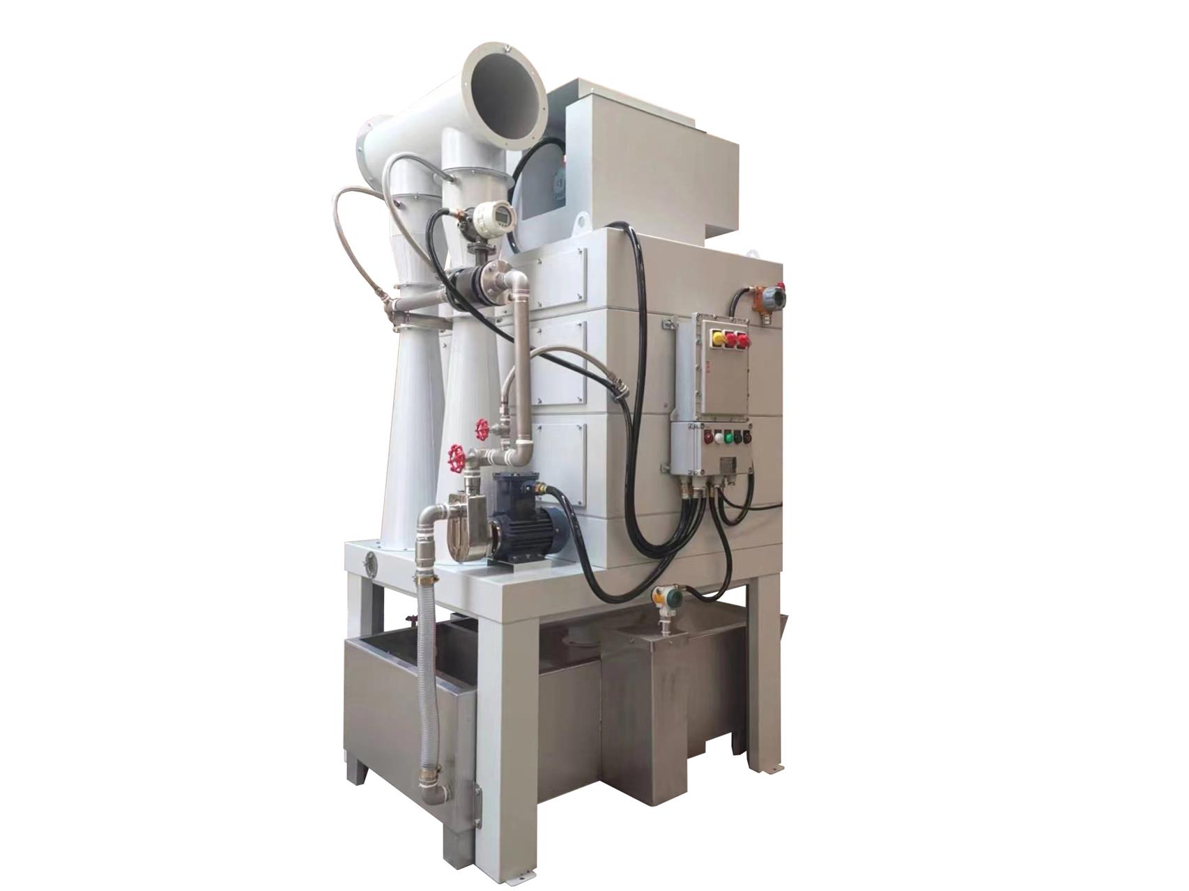 文丘裏濕式（shì）除塵器的工作原（yuán）理及構造