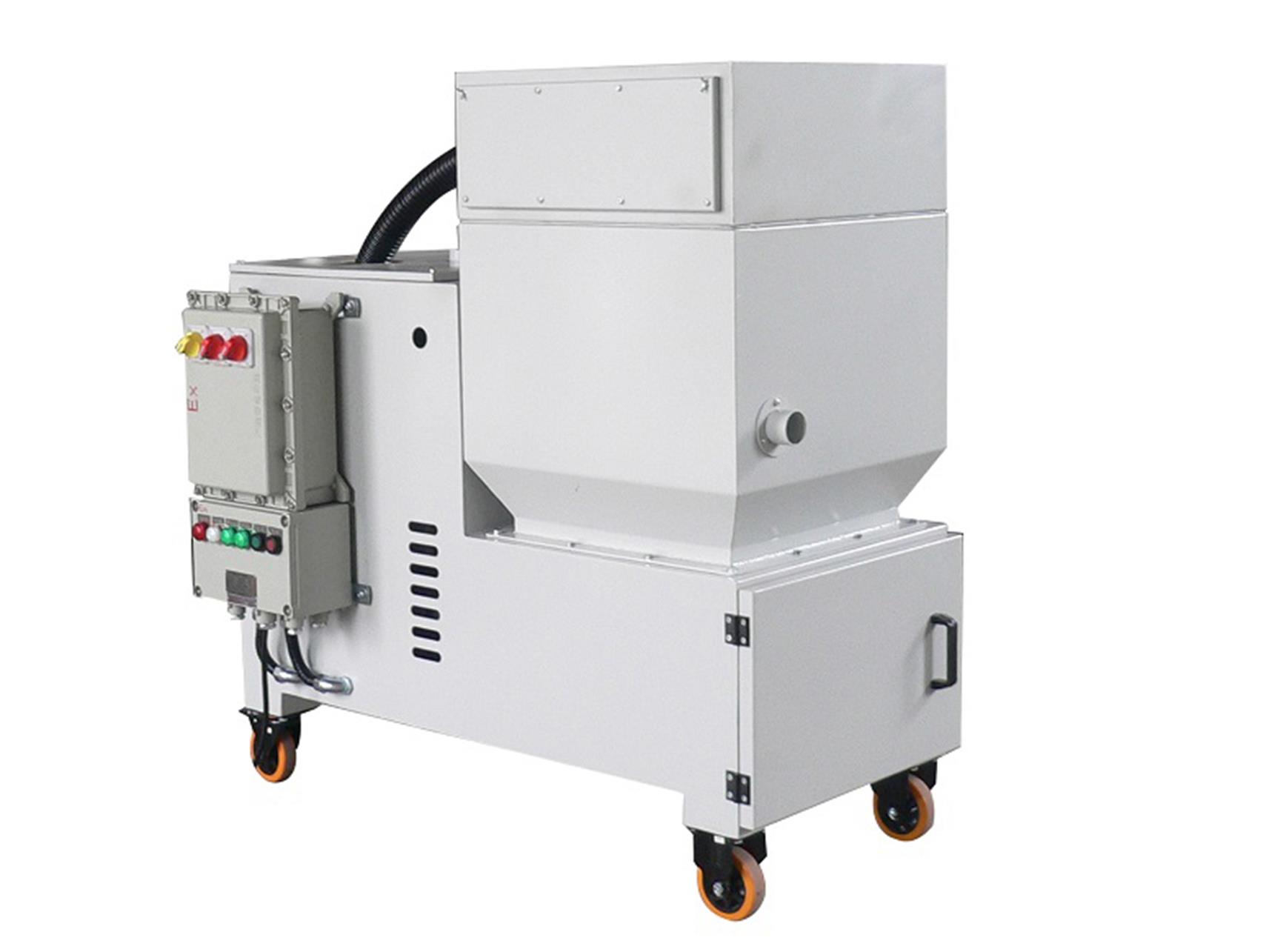 防爆型工業吸（xī）塵器打包發貨—張家港粉色91视频工業（yè）吸塵器（qì）