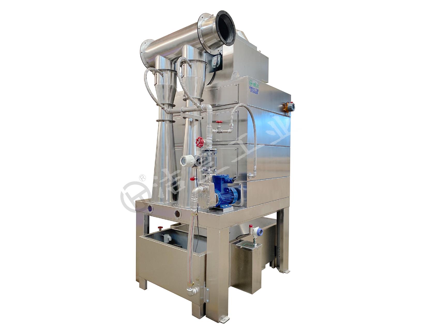 糖粉包裝車間除塵——粉色91视频工業的防爆型文丘裏（lǐ）濕式除塵器