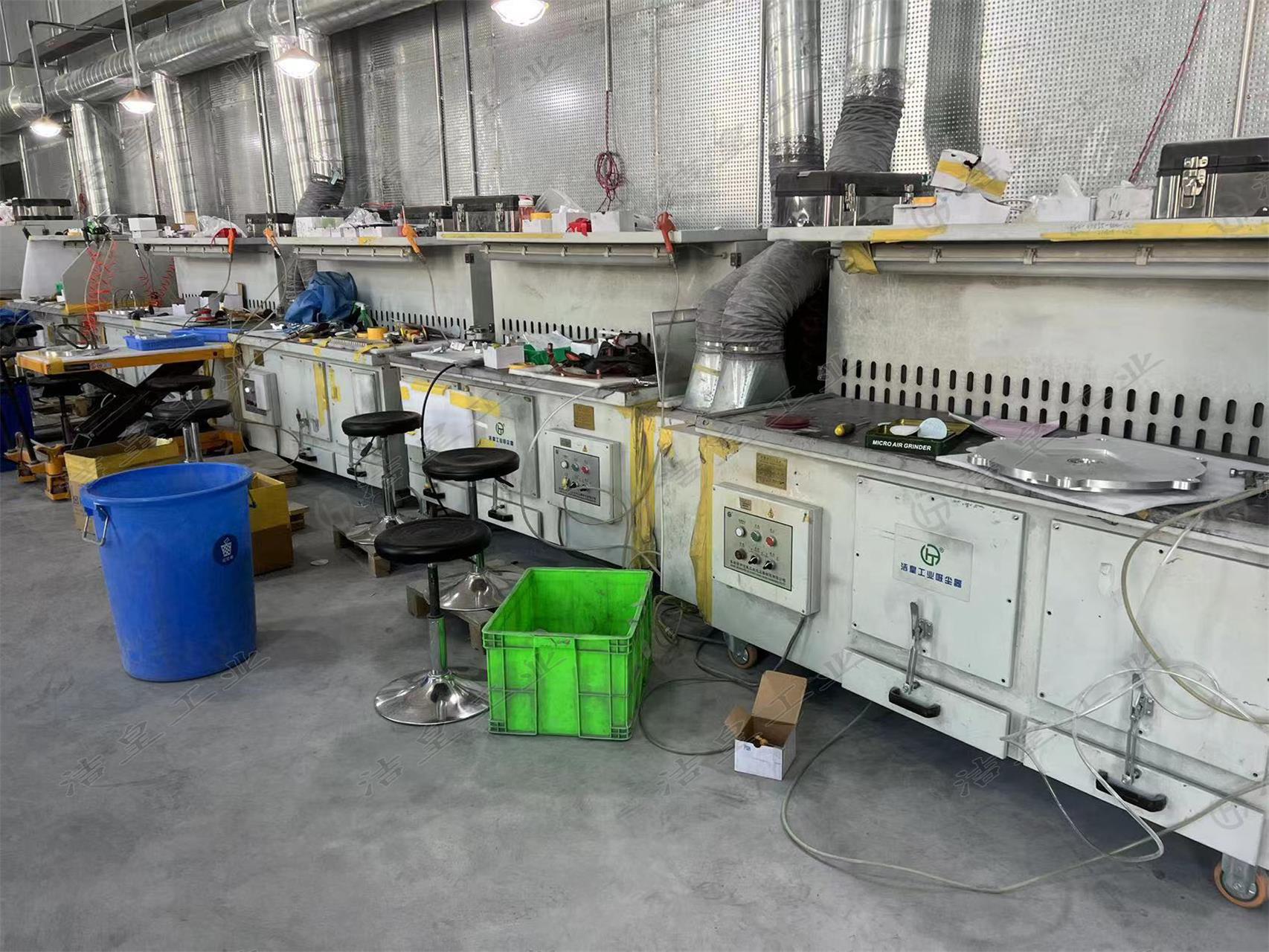 上海外企工件打磨拋光——粉色91视频工業打磨除塵工作台