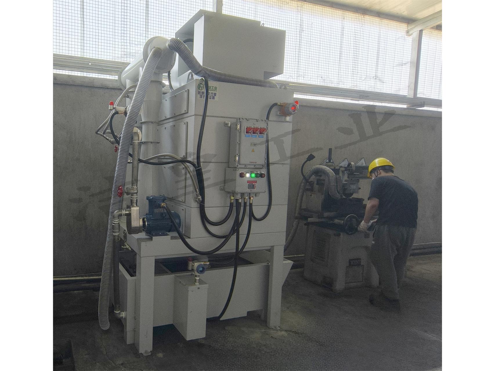 江陰小型切割機、平麵磨床 ——除塵（chén）改造