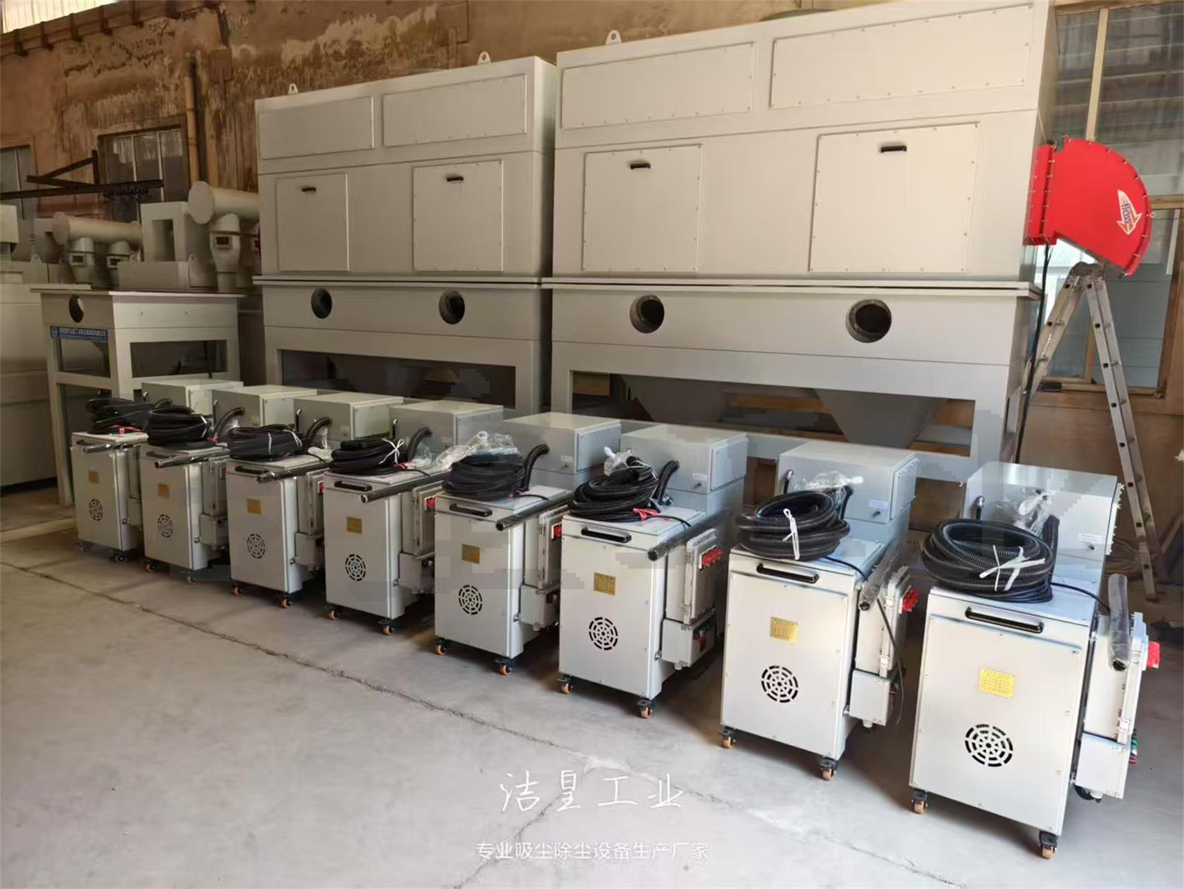 8台工（gōng）業吸塵器發往四川某新材料企業